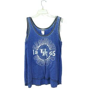 Kentucky UK Wildcats Burnout Tank Top Blue 2XL